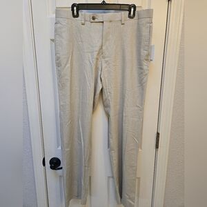 NWT Men's Calvin Klein Tan Linen Pants, 34x30